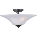2 Light Semi Flush Mount Oil Rubbed Bronze E594