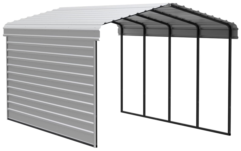 Galvanized Steel Carport Kit, 12' x 20' x 9' S1024