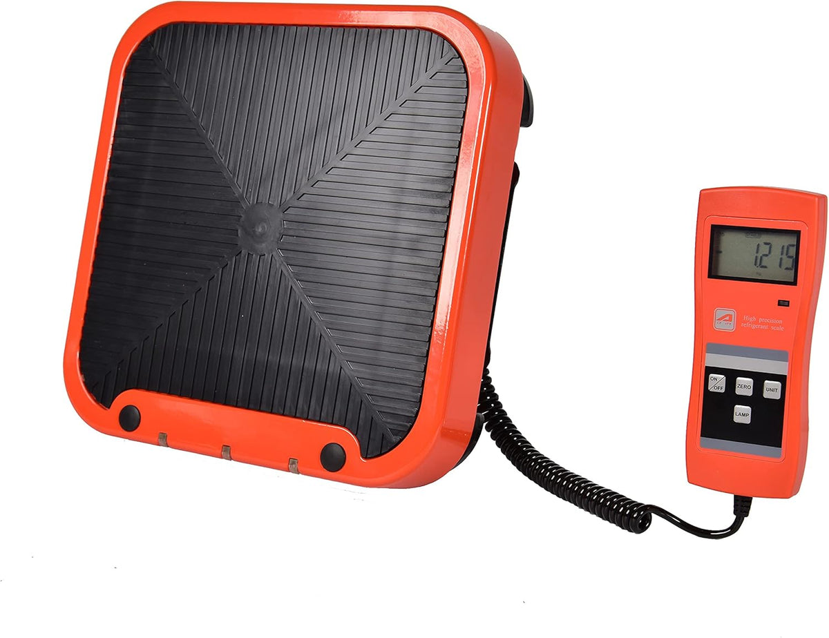 Digital Refrigerant Charging Weight Scale 220Lbs with LCD Display X813
