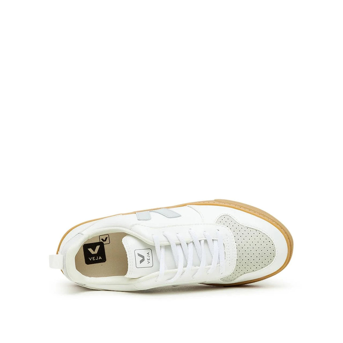 White / Gum Kids Lace Sneakers K1846