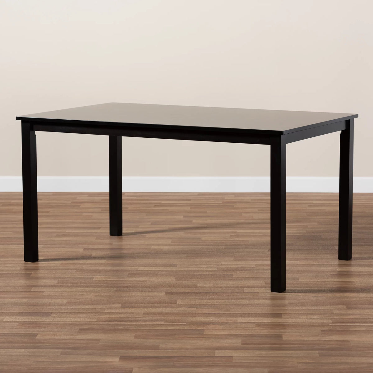 Espresso Brown Rectangular Wood Dining Table E2754