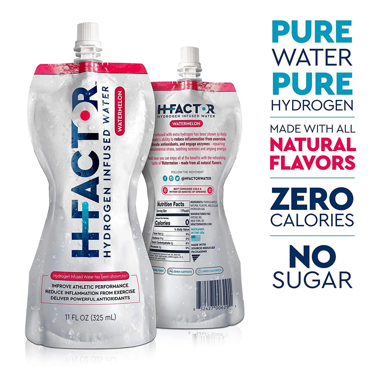Hydrogen Infused Water, Watermelon, 11 fl oz, 12 ct K8681