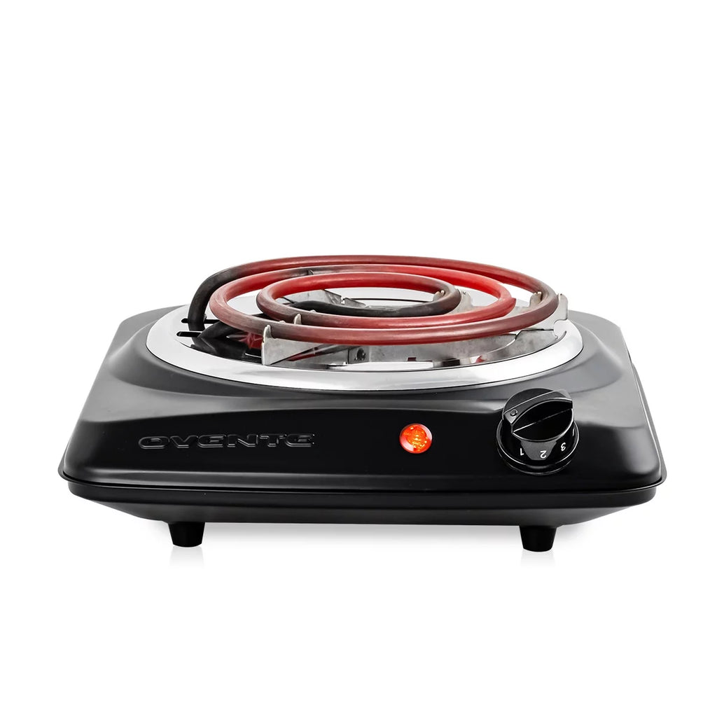 1000W Black Electric Countertop Single Burner T274
