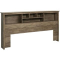 King Engineered Wood Bookcase Headboard Z9008