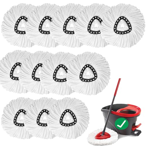 10 PCS Microfiber Spin Mop Replacement Head G71420