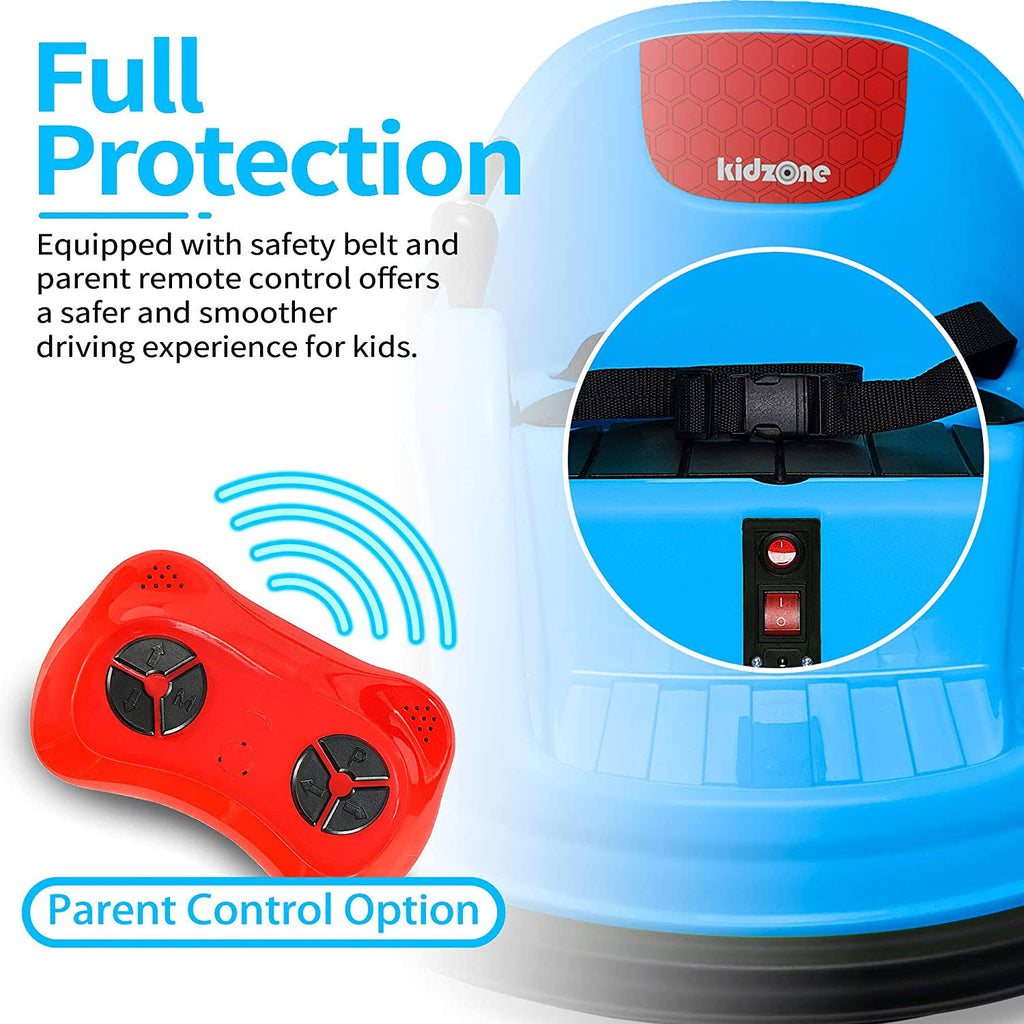 Blue 6V Kids Electric Ride on Bumper Car T75836