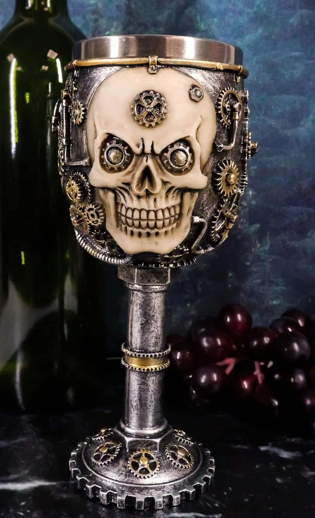 Silver 6Oz Wine Goblet Cup Figurine Y7777