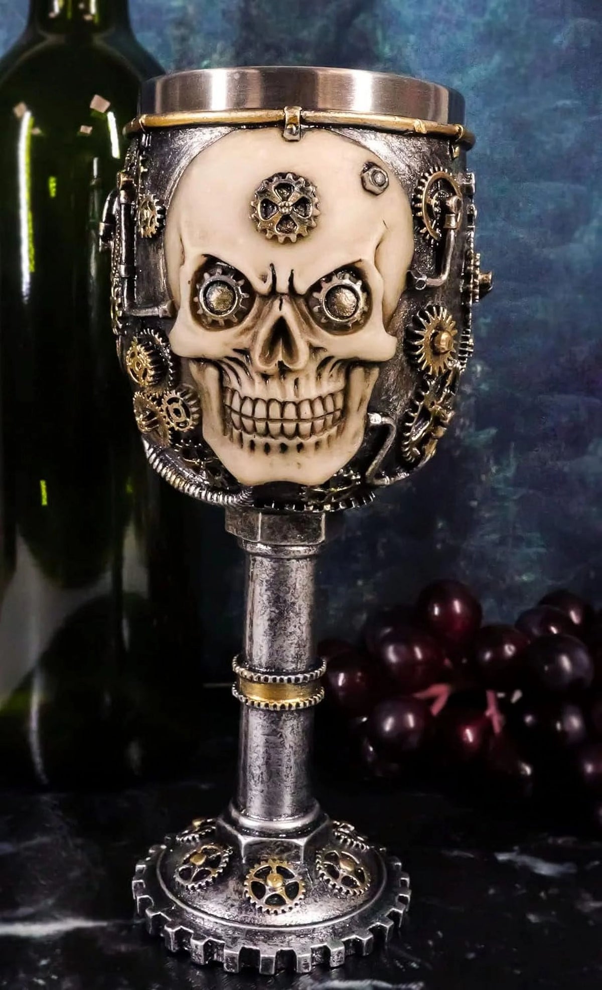 Silver 6Oz Wine Goblet Cup Figurine Y7777