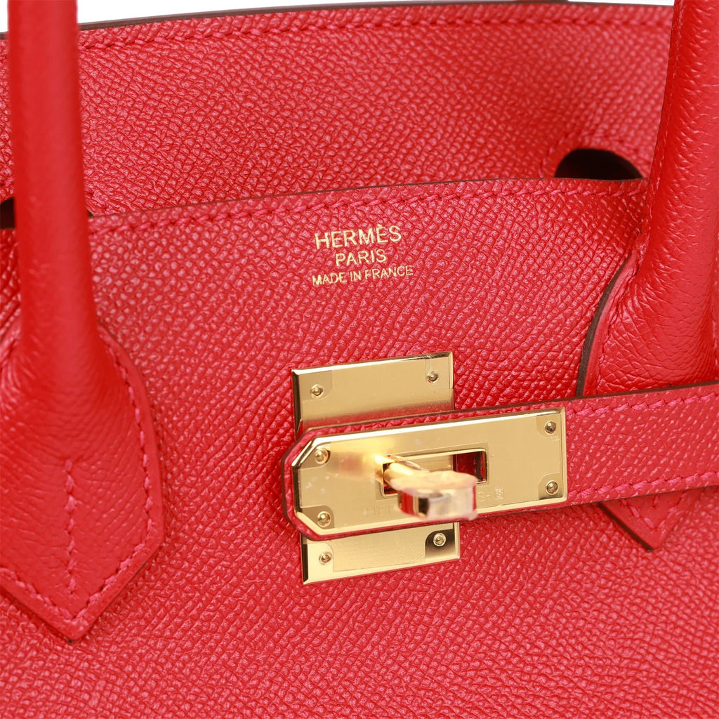 Birkin 30 Rouge Casaque Epsom Gold Hardware G43469