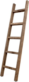 Rustic Farmhouse Decorative Ladder Brown V83667
