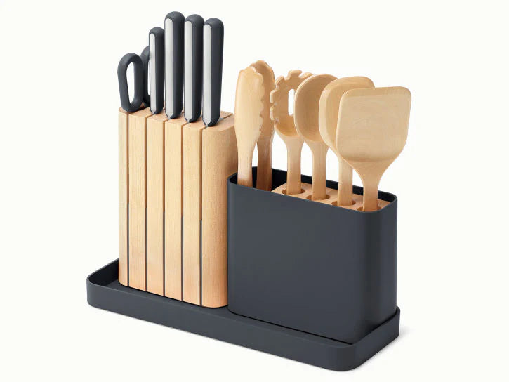 Charcoal 14 Piece Knife & Utensil Set W21450