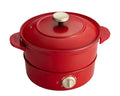 Red Electric Grill Pot Y82037