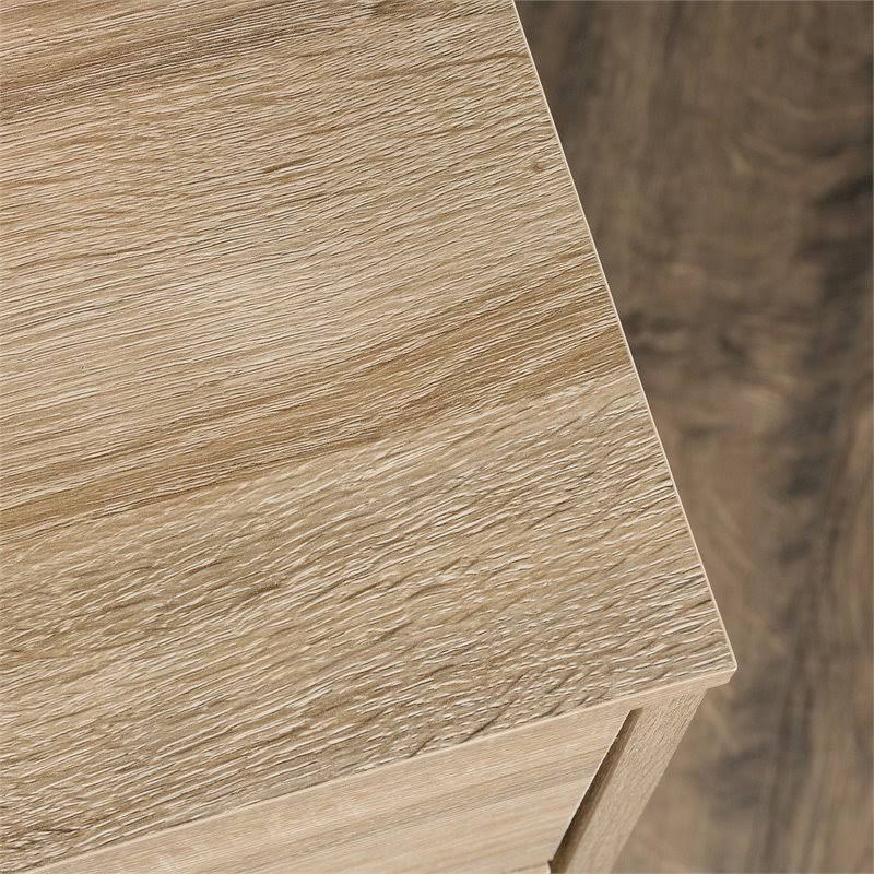 4-Drawer Tall Wood Bedroom Chest in Charter Oak T3680