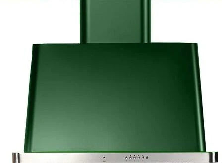 Emerald Green Wall Mount Range Hood with 600 CFM Blower K59189